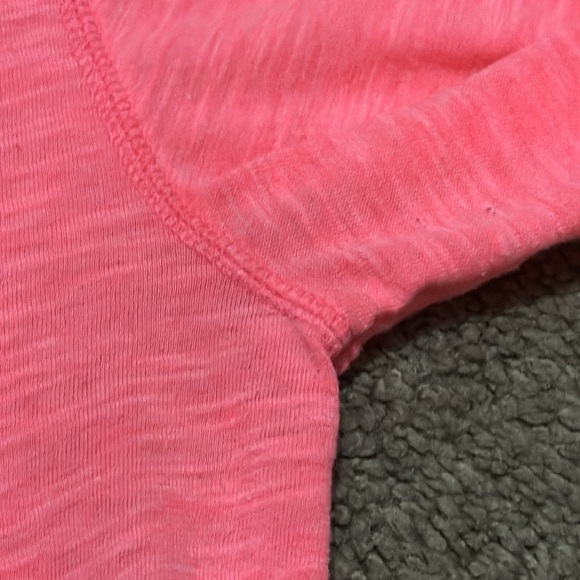 VS PINK-Tissue Long Sleeve Tee-Sz XS-Hot Pink-GUC - Picture 13 of 15